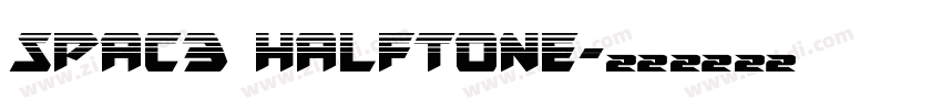 Spac3 halftone字体转换